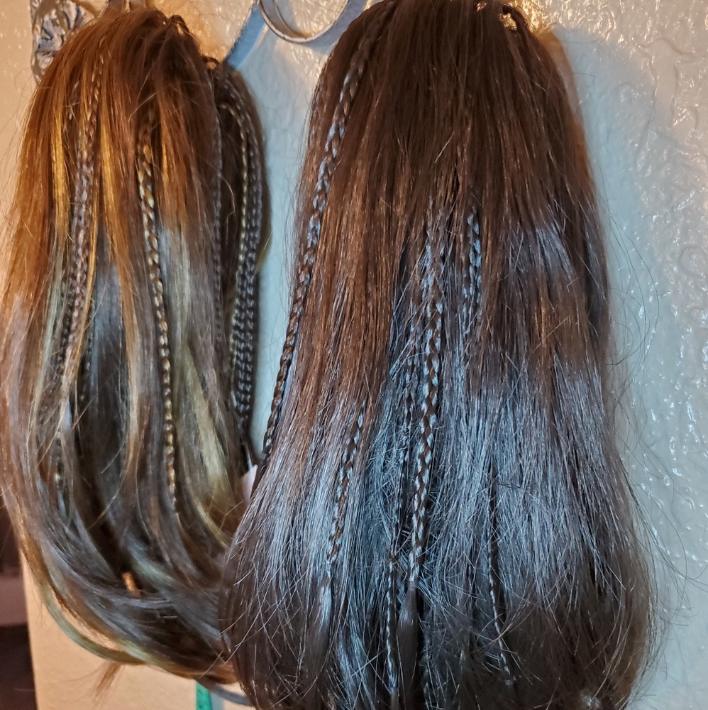 clip on ponytail  wig - Picture 4 of 6